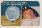 Nederland 10 Euro 2004 Geboortemunt Amalia in coincard, Zilver, 10 euro, Ophalen of Verzenden, Losse munt
