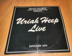 Uriah Heep live  dubbelalbum compleet uk 1973, Cd's en Dvd's, Vinyl | Rock, Ophalen of Verzenden, Zo goed als nieuw