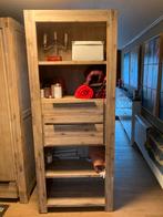 Boekenkast, opbergkast Salzburg, Acaciahout, Huis en Inrichting, Ophalen, Zo goed als nieuw