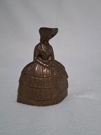 Antiek bronzen tafelbel Victoriaanse dame, Ophalen of Verzenden