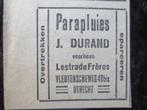 Krantenknipsel:Parapluies. J.Durand voorheen Lestrade Fréres, Ophalen of Verzenden, 1920 tot 1940, Nederland, Knipsel(s)