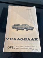 Opel Ascona/Manta Vraagbaak 1971-1975, Ophalen of Verzenden