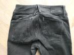 Mooie Zwarte Gstar Lynn Mid Super Skinny spijkerbroek, 30-32, Verzenden, Zwart, Zo goed als nieuw, W30 - W32 (confectie 38/40)