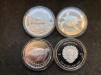 4 x 1 oz Ag mooie verzamelmuntjes inclusief T&T verzendiing, Ophalen of Verzenden, Zilver