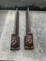Haardbokken 45cm, Ophalen of Verzenden, Gebruikt, Vrijstaande haard