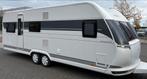 Hobby Caravan 650  UMFE fransbed & dak airco, Caravans en Kamperen, Kachel, Hobby, Frans bed, Particulier