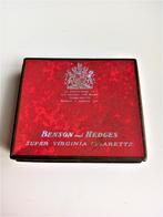 vintage benson & hedges 1920 super virginia cigarette blik, Verzamelen, Blikken, Ophalen of Verzenden, Gebruikt, Overige, Overige merken