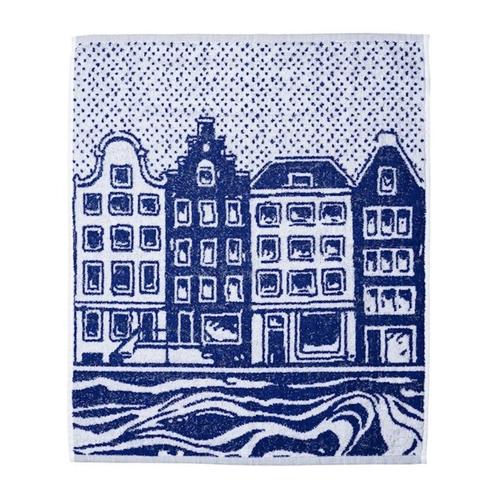 Nieuw, Heinen Delfts Blauw, set van theedoek en keukendoek, Huis en Inrichting, Keuken | Textiel, Nieuw, Theedoek of Handdoek