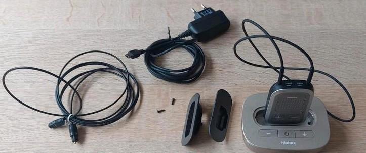 Phonak TV Link II set met Compilot, Audio, Tv en Foto, Audiokabels en Televisiekabels, Gebruikt, Optische kabel, Minder dan 2 meter