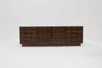 Vintage Spaans Brutalist sideboard Jaren 70, Ophalen, Gebruikt, Met deur(en), Vintage , brutalist