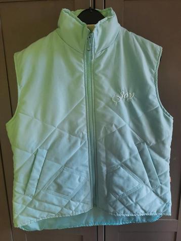 lichtblauwe bodywarmer beschikbaar voor biedingen
