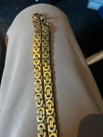 Gouden Koningsketting 8krt - 70cm, Sieraden, Tassen en Uiterlijk, Kettingen, Ophalen of Verzenden, Gebruikt, Goud