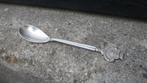 Lepeltje 's Gravenhage Ooievaar kroon Den Haag theelepel, Gebruikt, Verzilverd, Ophalen of Verzenden, Metaal