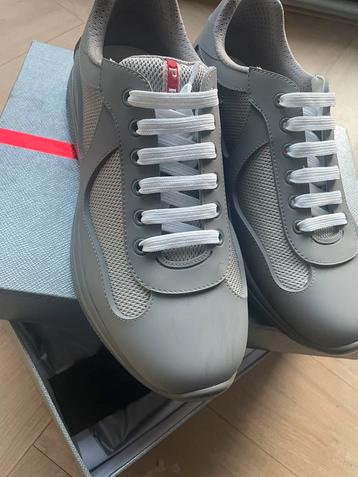 Prada America's Cup Soft rubber and bike fabric sneakers beschikbaar voor biedingen