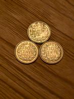 3x 10 Cent 1941 - Wilhelmina, Postzegels en Munten, Zilver, Ophalen of Verzenden, 10 cent, Koningin Wilhelmina