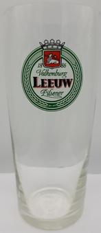 Leeuw Pilsener Glas Fluitje logo 1980-1990, Verzamelen, Biermerken, Ophalen of Verzenden, Zo goed als nieuw, Glas of Glazen, Leeuw