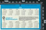 Sticker: Postgiro en Rijkspostspaarbank - Jaarkalender 1979, Ophalen of Verzenden, Zo goed als nieuw, Bedrijf of Vereniging