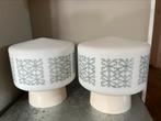 Set van 2 vintage plafonnières. Retro Plafondlamp, Ophalen of Verzenden, Zo goed als nieuw
