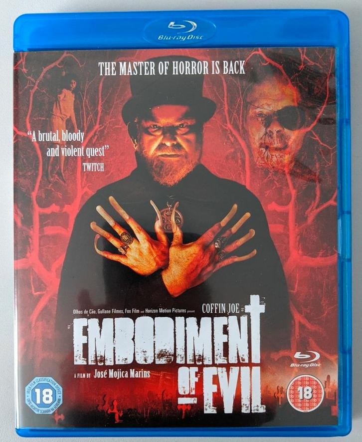 Embodiment of Evil | 2008 | José Mojica Marins | Coffin Joe, Cd's en Dvd's, Blu-ray, Zo goed als nieuw, Horror, Ophalen of Verzenden