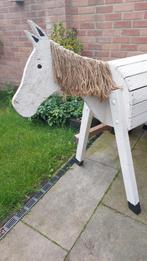 Houten paard, Tuin en Terras, Picknicktafels, Ophalen, Gebruikt, Rechthoekig, Hout