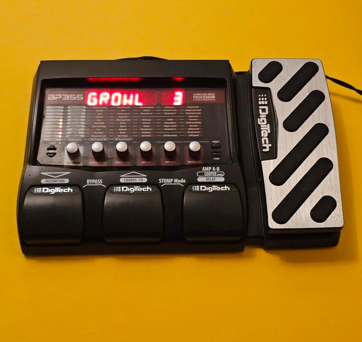 Digitech BP355 Bas Gitaar Multi-Effect Processor, Muziek en Instrumenten, Effecten, Gebruikt, Chorus, Delay of Echo, Distortion, Overdrive of Fuzz