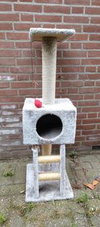 Beeztees Homira Krabpaal krabton Grijs bruin 40x35x110 cm, Dieren en Toebehoren, Ophalen of Verzenden, Zo goed als nieuw, Krabpaal