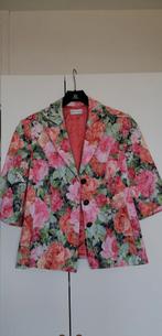Mooie bloemen jasje met 3/4 mouwen van Peter Hahn maat 36/38, Kleding | Dames, Ophalen of Verzenden, Zo goed als nieuw, Maat 36 (S)