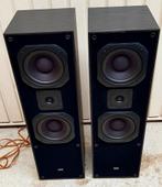 Twee Elac geluid boxen in zwarte uitvoering, Ophalen, Zo goed als nieuw, Front, Rear of Stereo speakers, Overige merken
