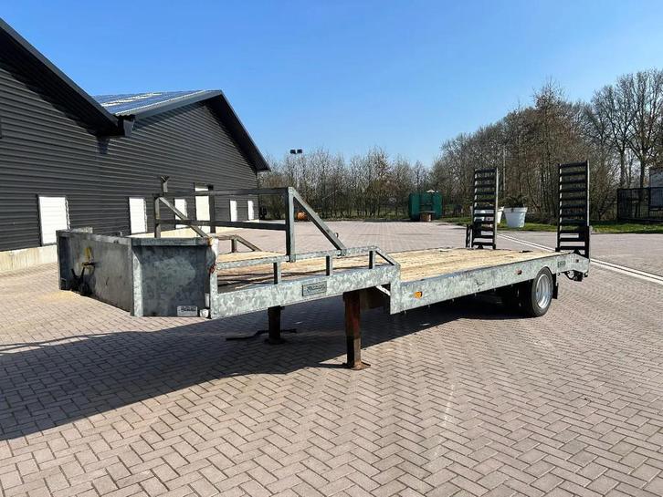 VELDHUIZEN Be oplegger 6 ton semi dieplader (bj 1999), Auto's, Vrachtwagens, Bedrijf, Te koop, Aanhangers en Opleggers, Overige brandstoffen