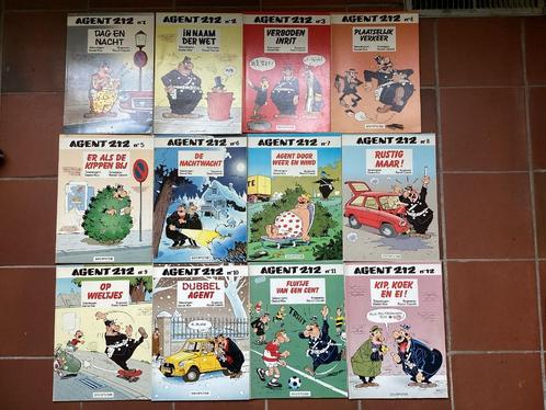 Agent 212 - 1 t/m 12 (1e druk), Boeken, Stripboeken, Gelezen, Eén stripboek, Ophalen of Verzenden