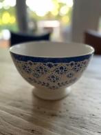 (Fruit)schaal Portugees aardewerk blauw/wit 24,5 cm, Ophalen
