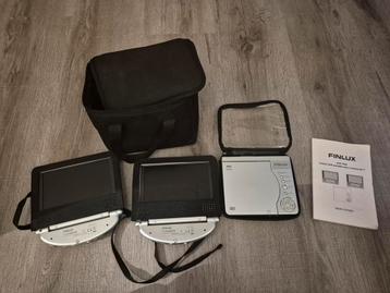 Complete set draagbare DVD/TV speler auto | Finlux DVP 7020 beschikbaar voor biedingen