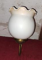 Lamp lampen vintage koperen wandlampje, Antiek en Kunst, Curiosa en Brocante, Ophalen of Verzenden