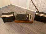 Vintage Philips Platenspeler met Speakers, Ophalen, Gebruikt, Platenspeler, Philips