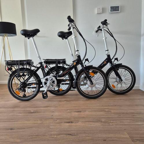 2x Zeer nette Comfort E plus elektrische vouwfietsen (20inch, Fietsen en Brommers, Fietsen | Vouwfietsen, Overige merken, 18 tot 20 inch