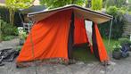 Prachtige vintage bungalow tent; new old stock! 1x opgezet, Caravans en Kamperen, Ophalen, Zo goed als nieuw, Tot en met 4