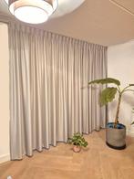 2x Gordijnen taupe kleur 290cm. Totale lengte: 570cm-590cm, Gebruikt, 200 cm of meer, Ophalen of Verzenden, 200 cm of meer