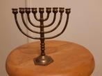 joodse kandelaar,  chanoeka, Antiek en Kunst, Antiek | Kandelaars, Ophalen of Verzenden, Koper of Brons