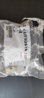 IKEA UTRUSTA 110 Scharnieren, Doe-het-zelf en Verbouw, Hang- en Sluitwerk, Ophalen of Verzenden, Gebruikt, Overige materialen