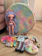 Nanana surprise grote koffer regenboog, Kinderen en Baby's, Speelgoed | Poppen, Ophalen of Verzenden, Zo goed als nieuw, Overige typen
