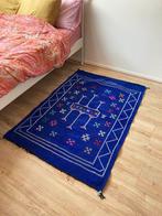 Blauw / indigo Marokkaans berber kleed, 100 tot 150 cm, Blauw, Nieuw, Rechthoekig