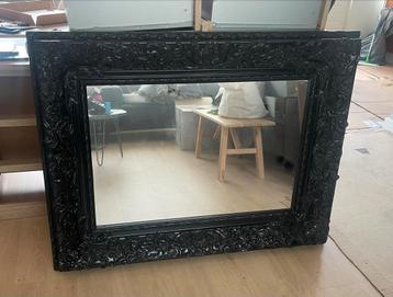 Grote Barok Spiegel - Zwart beschikbaar voor biedingen