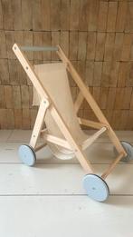 Houten poppenbuggy Kid’s concept, Kinderen en Baby's, Speelgoed | Houten speelgoed, Ophalen of Verzenden, Zo goed als nieuw