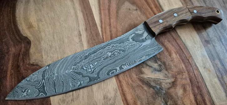 Damast stalen koksmes  ..30 cm.., Huis en Inrichting, Keuken | Keukenbenodigdheden, Nieuw, Ophalen of Verzenden