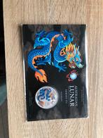Zilveren Lunar III Blue Dragon Munt, Verzenden