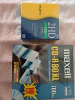 pak sony floppy disk HD en pak CD-R 80  XL 700 MB, Computers en Software, Ophalen of Verzenden, Nieuw, Overige typen, Diverse