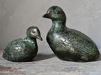 Set bronzen kwartels, Antiek en Kunst, Ophalen of Verzenden