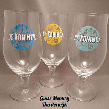 De Koninck bierglazen. 33cl beschikbaar voor biedingen