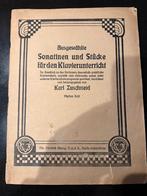 Piano Sonatinen und Stücke für den Klavierunterricht 1930, Gebruikt, Klassiek, Ophalen of Verzenden, Artiest of Componist
