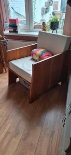 Hele mooie design fauteuil, Huis en Inrichting, Fauteuils, Ophalen, Zo goed als nieuw, 50 tot 75 cm, Hout